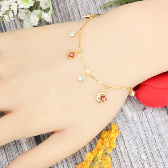 "Trendy Handmade Bracelet – A Stylish Gift for Women & Girls, MAR091848 - Picture 2 of 10